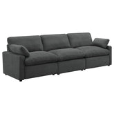 Orleans Furniture - Coaster - Collins Modular Power Sofa Dark Grey - 609531P