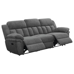 Bahrain Upholstered Motion Sofa Charcoal