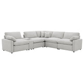 Orleans Furniture - Coaster - Collins 6-piece Modular Power Reclining Sectional Grey - 609560P-SET