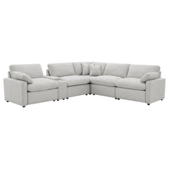 Orleans Furniture - Coaster - Collins 6-piece Modular Power Reclining Sectional Grey - 609560P-SET