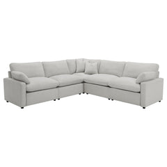 Orleans Furniture - Coaster - Collins 5-piece Modular Power Reclining Sectional Grey - 609560P