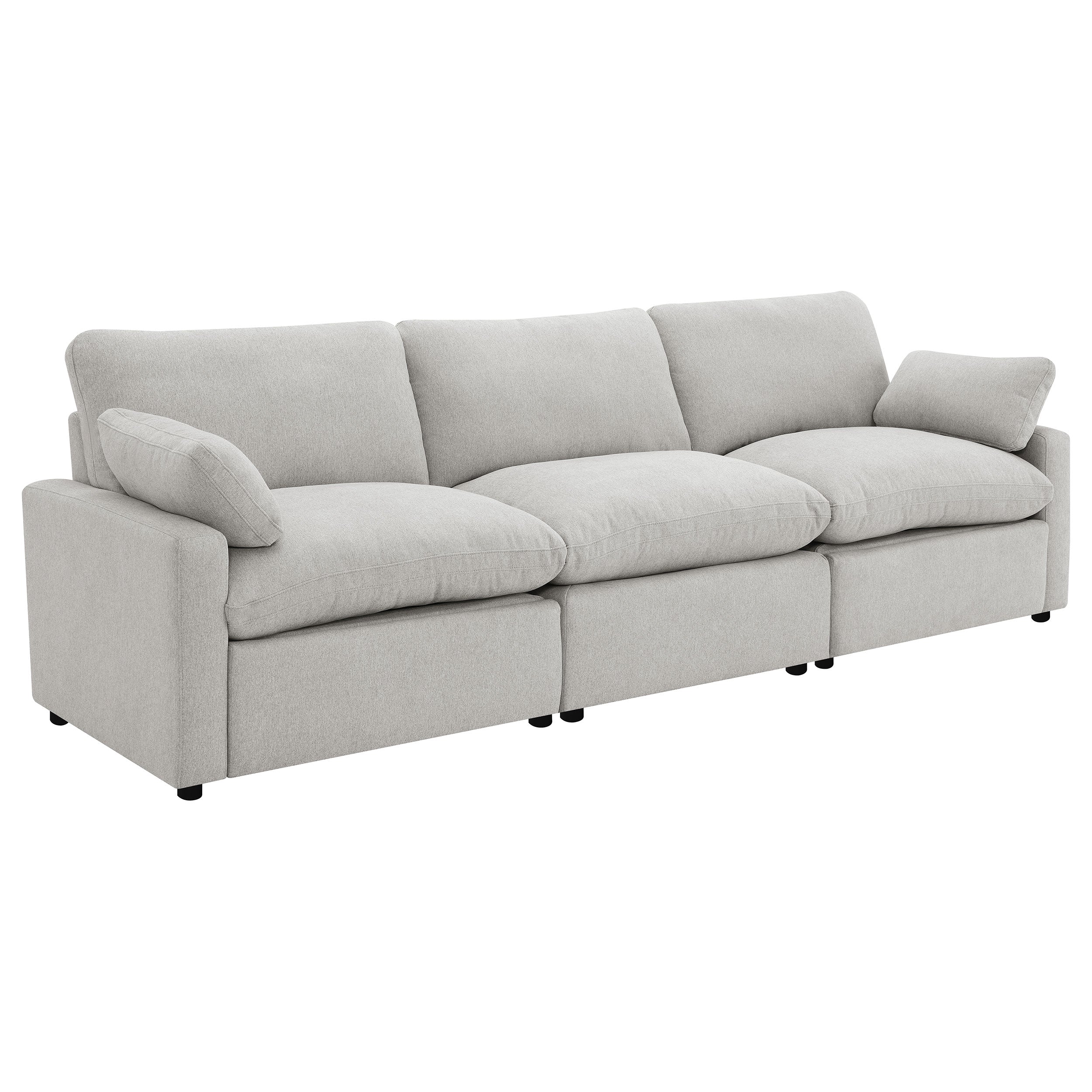 Orleans Furniture - Coaster - Collins Modular Power Sofa Grey - 609561P