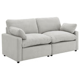 Orleans Furniture - Coaster - Collins Modular Power Loveseat Grey - 609562P