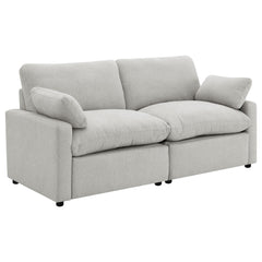 Orleans Furniture - Coaster - Collins Modular Power Loveseat Grey - 609562P