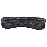 Orleans Furniture - Coaster - Sycamore Upholstered Power Reclining Sectional Sofa Grey - 610200P