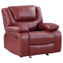 Orleans Furniture - Coaster - Camila Upholstered Glider Recliner Chair Red - 610243
