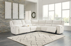 Orleans Furniture - Ashley Furniture - Keensburg Sectional - 3-Piece Power Reclining Sectional / Linen - 61807S1
