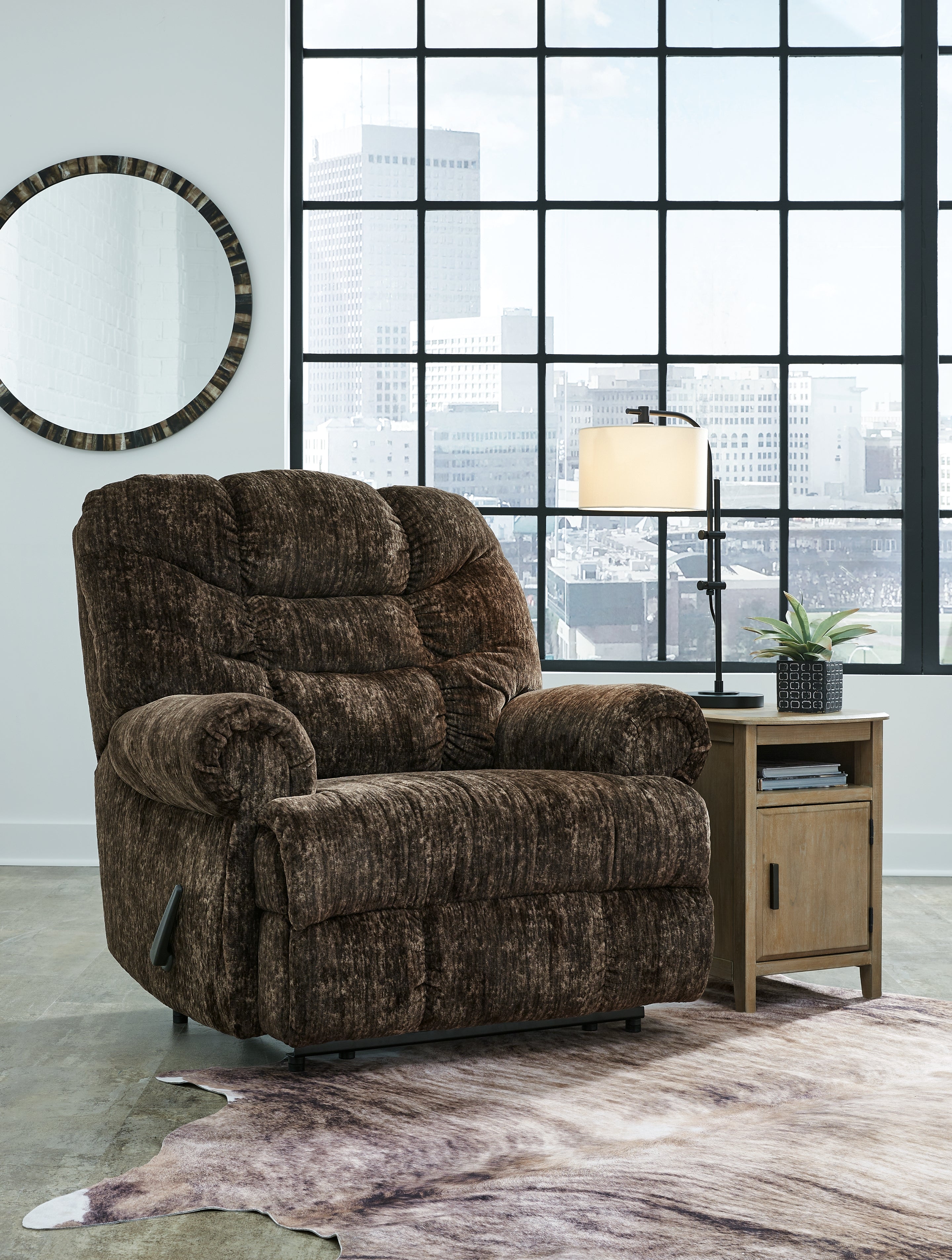 Orleans Furniture - Ashley Furniture - Movie Man Living Room - Zero Wall Recliner / Taupe - 6380329