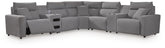 Orleans Furniture - Ashley Furniture - Modmax II 7-Piece Power Reclining Sectional with Audio Consoles - 7-Piece Power Reclining Sectional with Audio Consoles - 65906S48