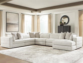 Orleans Furniture - Ashley Furniture - Ashbourne Estate Sectional - RAF 6-Piece Sectional with Chaise - PC66004S15