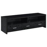 Orleans Furniture - Coaster - Alton 3-drawer Engineered Wood 62-inch TV Stand Black Oak - 700645