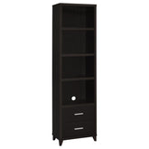 Orleans Furniture - Coaster - Lewes 4-shelf Engineered Wood Media Tower Cappuccino - 700882
