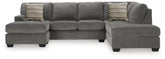 Orleans Furniture - Ashley Furniture - Riverfield Sectional - 2-Piece Sectional with Chaise / Iron - 70097S1