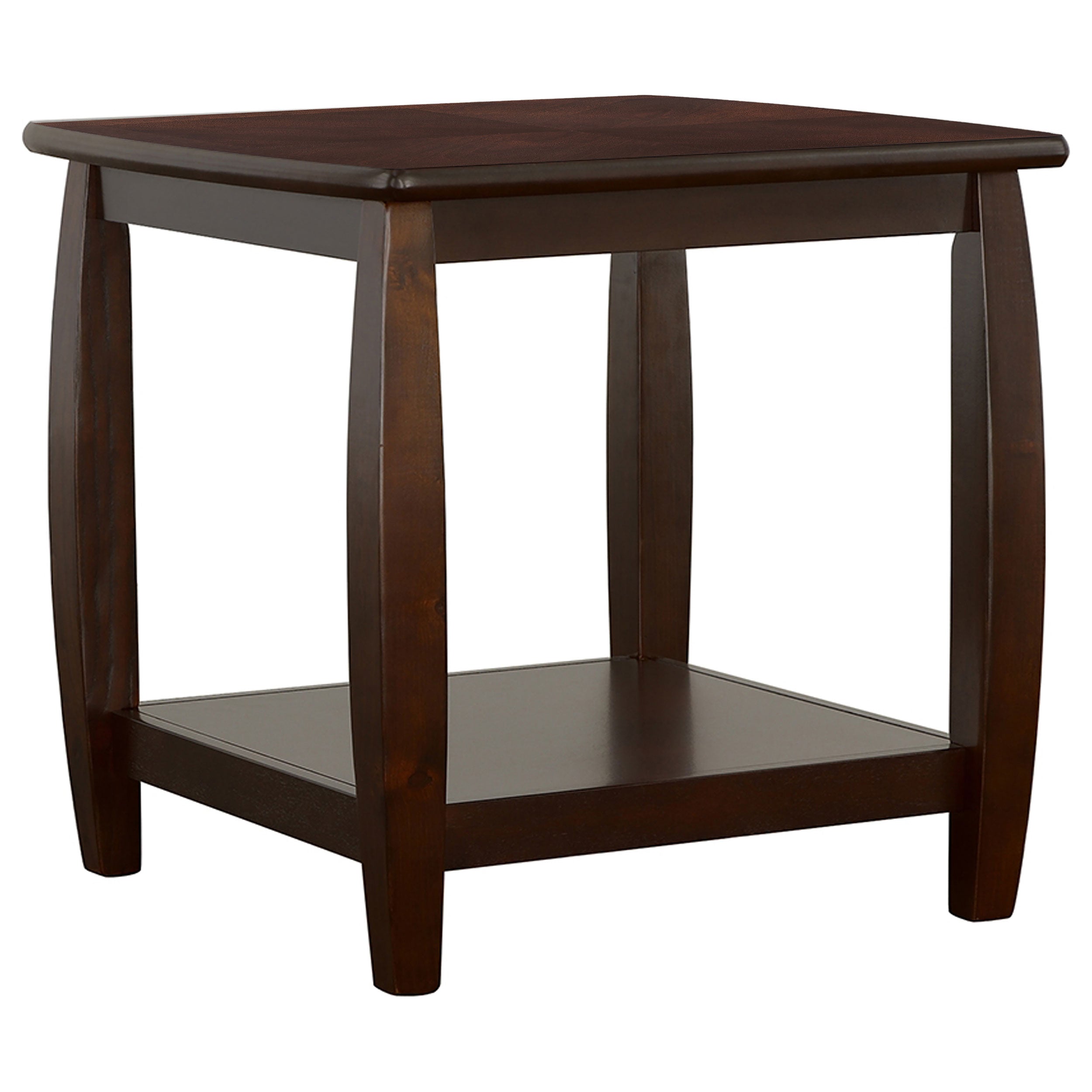 Orleans Furniture - Coaster - Dixon 1-shelf Square Wood End Table Espresso - 701077