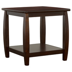 Orleans Furniture - Coaster - Dixon 1-shelf Square Wood End Table Espresso - 701077