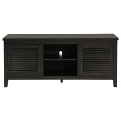 Concord 2-door 60-inch TV Stand Console Distressed Java