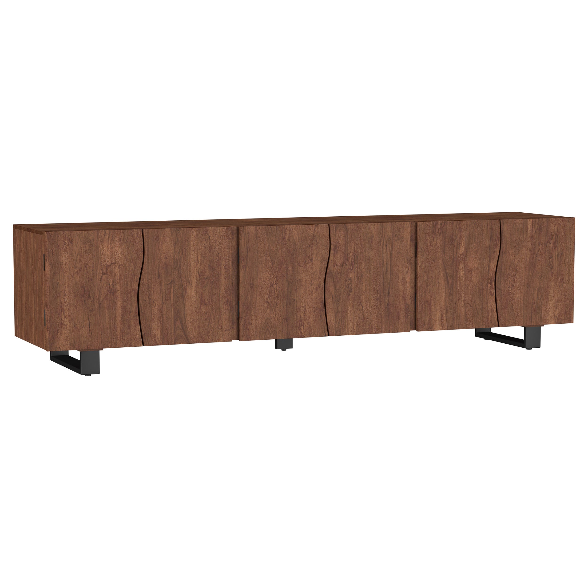 Orleans Furniture - Coaster - Trask 86-inch Wood TV Stand Media Console Mango Brown - 701790