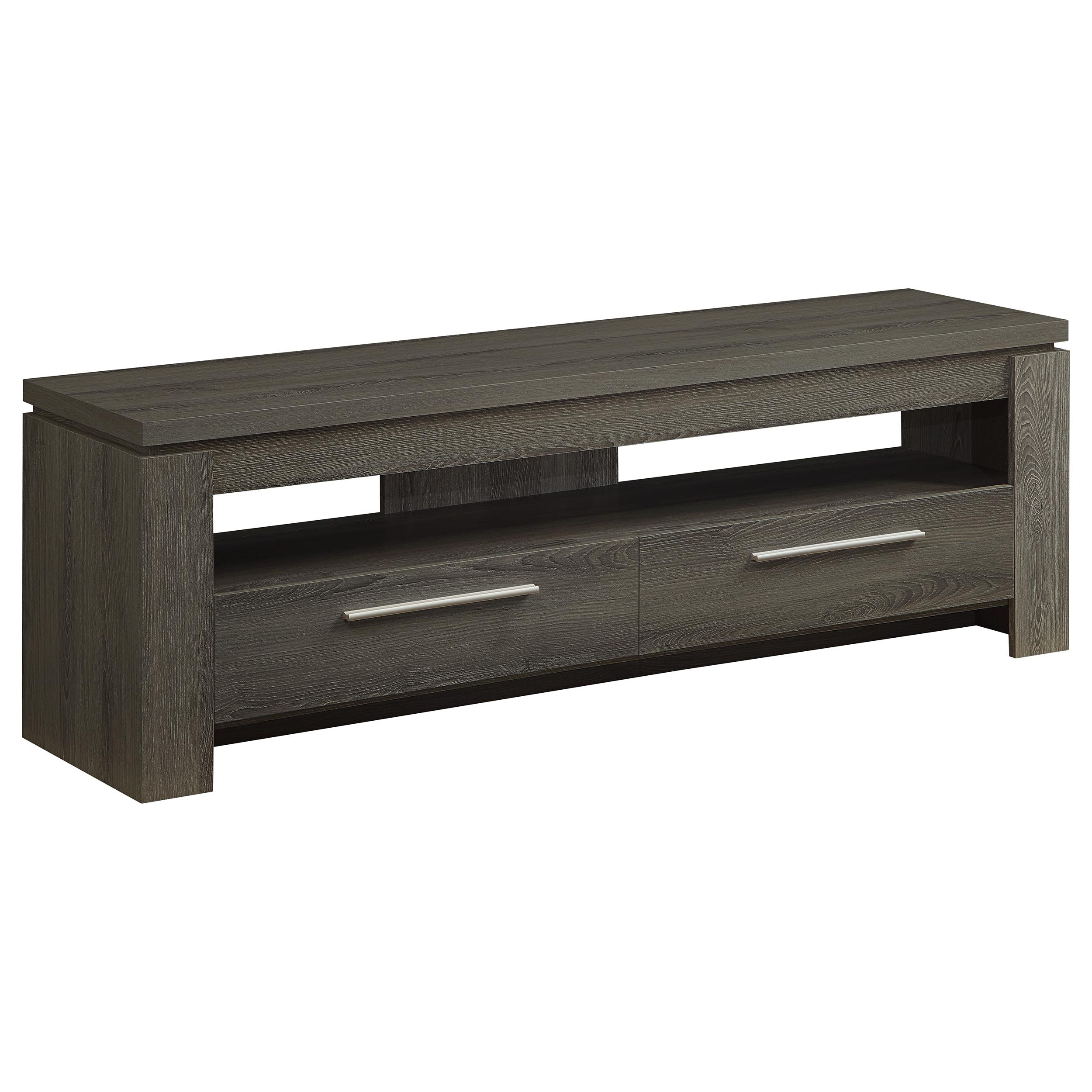 Orleans Furniture - Coaster - Elkton 2-drawer Engineered Wood 59-inch TV Stand Weathered Grey - 701979