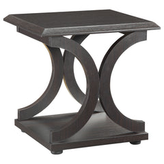 Shelly 3-piece Coffee and End Table Set Cappuccino