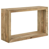 Orleans Furniture - Coaster - Benton Rectangular Solid Wood Sofa Console Table Natural - 704839
