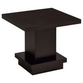 Orleans Furniture - Coaster - Reston Square Engineered Wood Side End Table Cappuccino - 705167