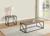 Orleans Furniture - Coaster - Birdie 2-piece Coffee and End Table Set Sonoma Grey - 705618-S2