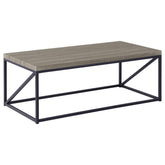 Orleans Furniture - Coaster - Birdie Rectangular Engineered Wood Coffee Table Sonoma Grey - 705618