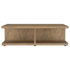 Cortona Square Engineered Wood Cocktail Coffee Table Mango