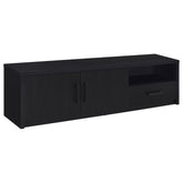 Orleans Furniture - Coaster - Murray 70-inch 2-door TV Stand Media Console Black - 706213