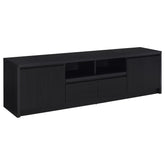 Orleans Furniture - Coaster - Winfield 78-inch 2-door TV Stand Media Console Black - 706223