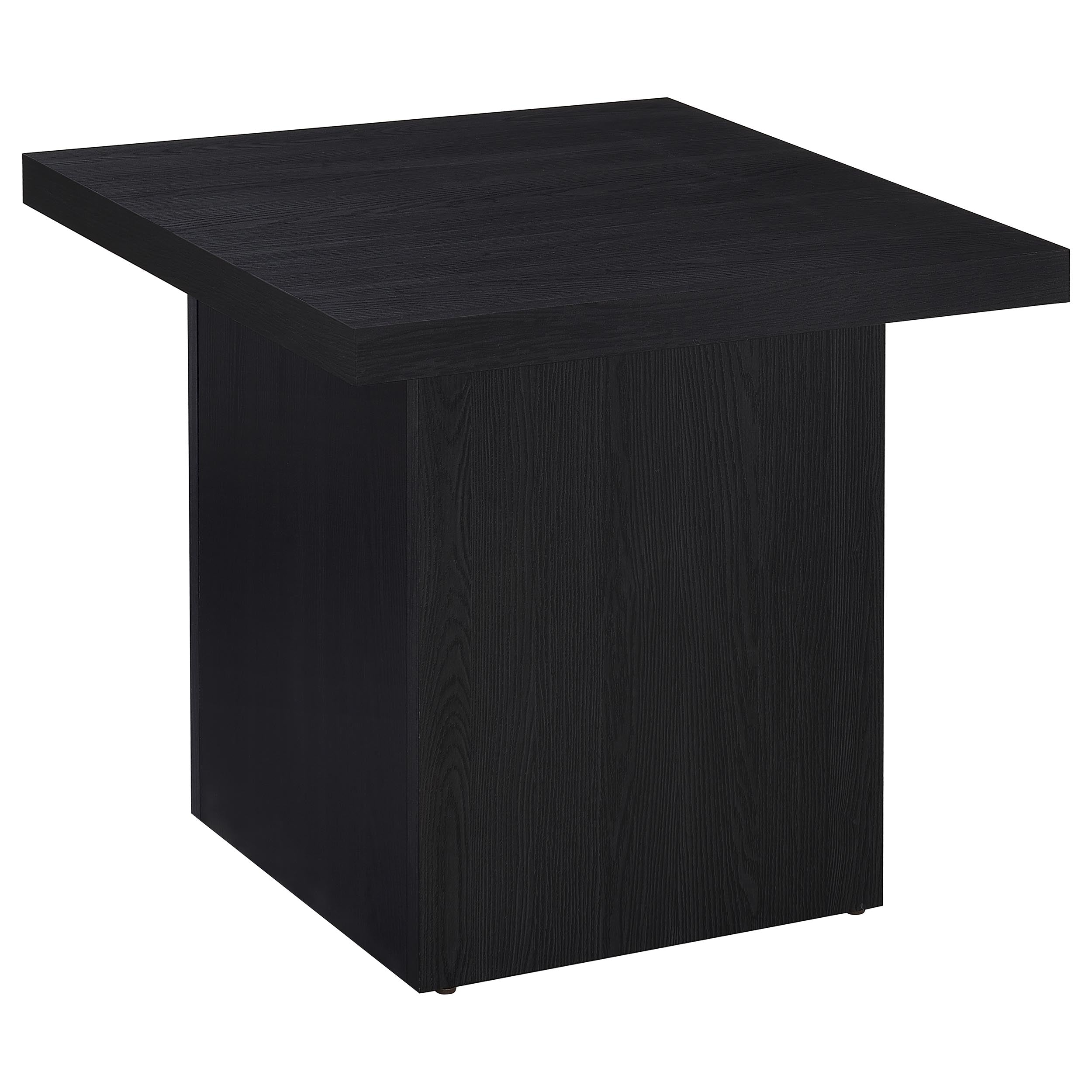 Orleans Furniture - Coaster - Max Square Engineered Laminate End Side Table Black - 706277