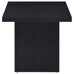 Max Square Engineered Laminate End Side Table Black