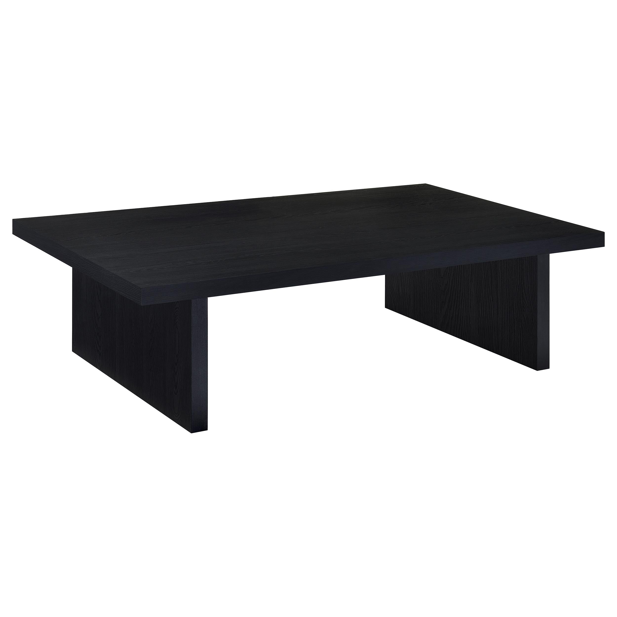Orleans Furniture - Coaster - Max Rectangular Engineered Laminate Coffee Table Black - 706278
