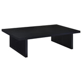Orleans Furniture - Coaster - Max Rectangular Engineered Laminate Coffee Table Black - 706278