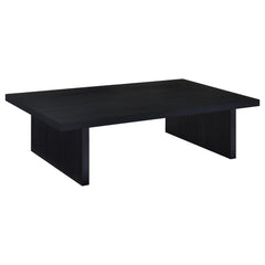 Orleans Furniture - Coaster - Max Rectangular Engineered Laminate Coffee Table Black - 706278
