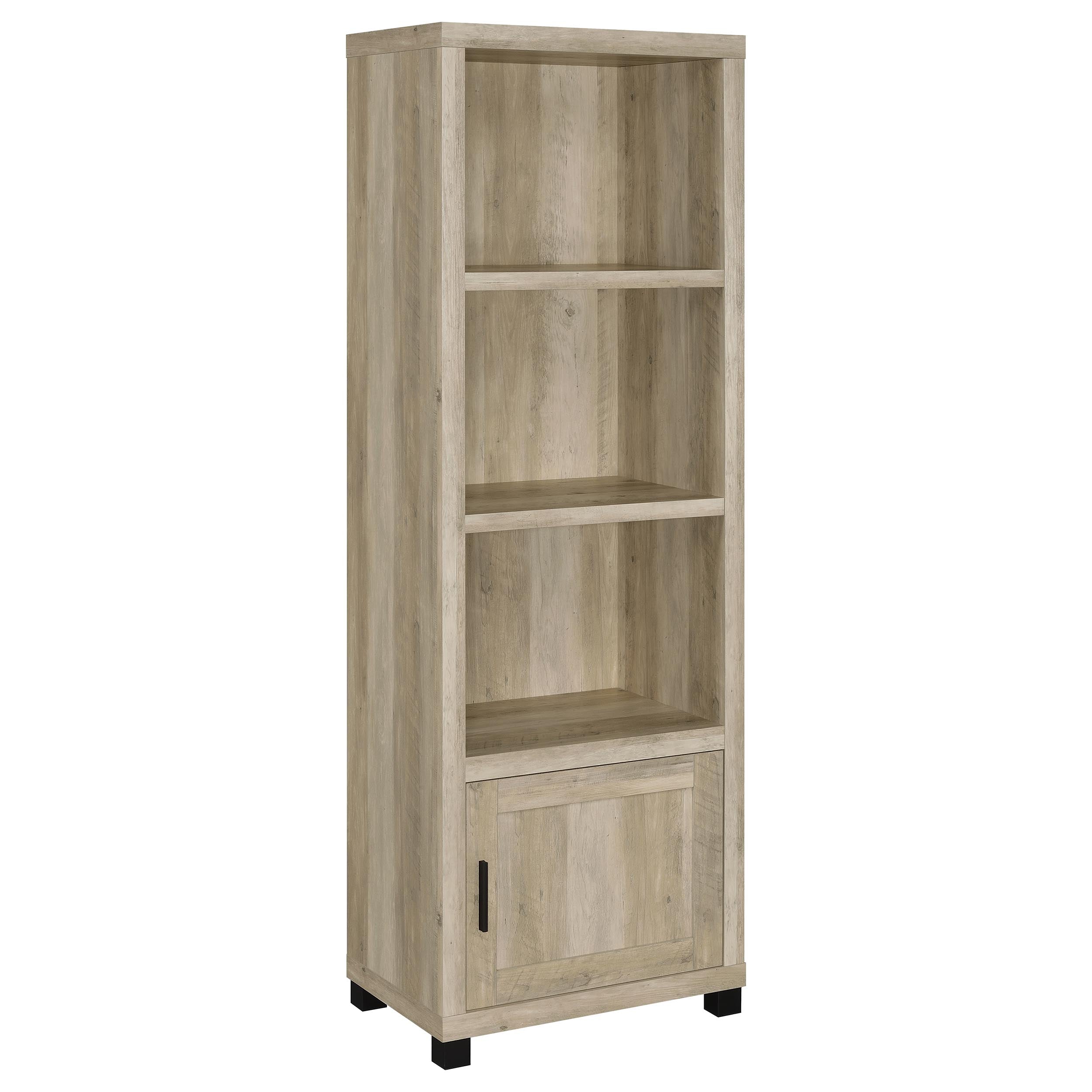 Orleans Furniture - Coaster - Sachin 3-shelf Engineered Wood Media Tower Distressed Pine - 707746