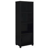 Orleans Furniture - Coaster - Jupiter 3-shelf Engineered Wood Media Tower Black - 707756
