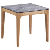 Orleans Furniture - Coaster - Polaris Square SmartTop Side End Table Grey and Light Oak - 707857