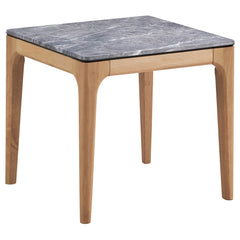 Orleans Furniture - Coaster - Polaris Square SmartTop Side End Table Grey and Light Oak - 707857
