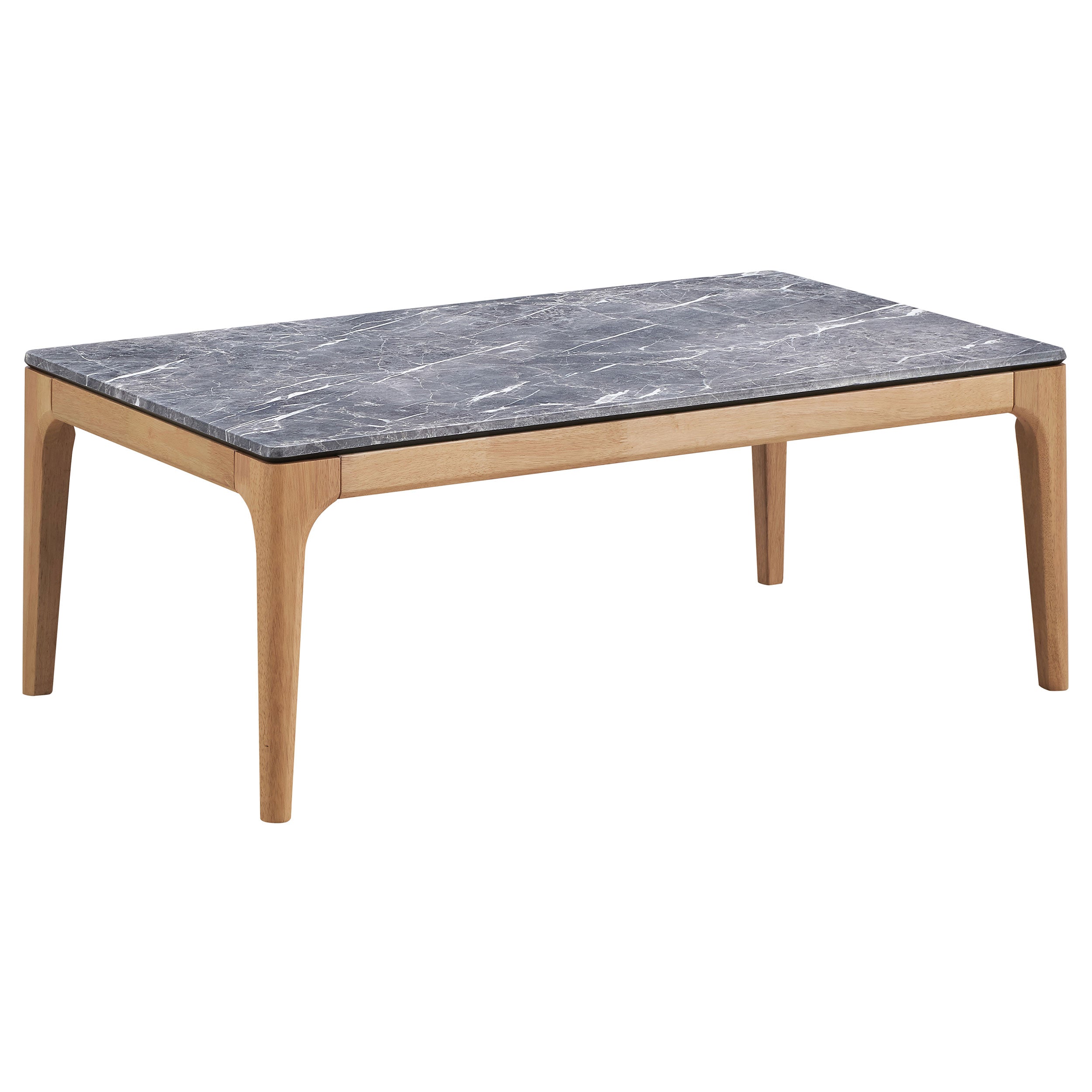 Orleans Furniture - Coaster - Polaris Rectangular SmartTop Coffee Table Grey and Light Oak - 707858