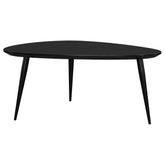 Orleans Furniture - Coaster - Odessa Triangular Solid Wood Coffee Table Black - 707918