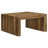 Orleans Furniture - Coaster - Odilia Square Solid Wood Coffee Table Auburn - 708418
