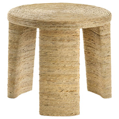 Orleans Furniture - Coaster - Artina Woven Rattan Round Side End Table Natural Brown - 708507