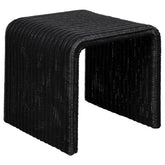 Orleans Furniture - Coaster - Cahya Woven Rattan Square End Table Black - 708517