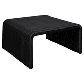 Orleans Furniture - Coaster - Cahya Woven Rattan Square Coffee Table Black - 708518