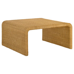 Orleans Furniture - Coaster - Cahya Square Woven Rattan Coffee Table Natural - 709818