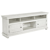 Orleans Furniture - Coaster - Payne 70-inch TV Stand Media Console Distressed White - 710053