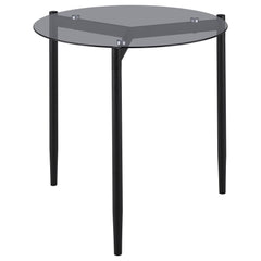 Rosalie 3-piece Round Coffee and End Table Set Grey