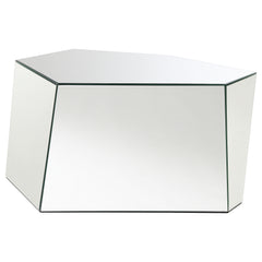Capella 3-piece Mirrored Coffee and End Table Set Silver