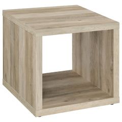 Orleans Furniture - Coaster - Frisco Square Engineered Wood Side End Table Distressed Pine - 710517